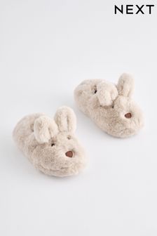 Neutral Bunny Slippers (K75623) | $17 - $20