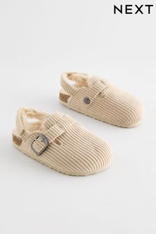 Neutralny - Cord Corkbed Slippers (K75667) | 90 zł - 105 zł