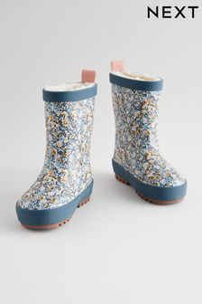 Floral ankle wellies top