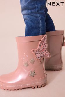 Pink Metallic Fairy Wellies (K75732) | €23 - €25