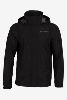 Eddie Bauer Black Packable Rainfoil Jacket (K76101) | $111