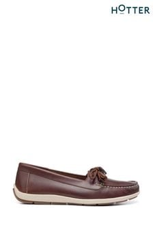 Hotter Brown Bay Slip-On Regular Fit Shoes (K76189) | €126