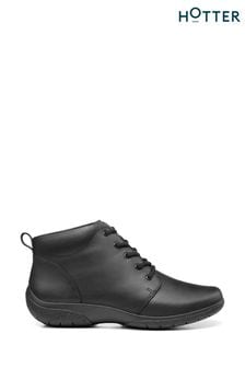 Czarny - Hotter Ellery Lace-up Boots (K76200) | 600 zł