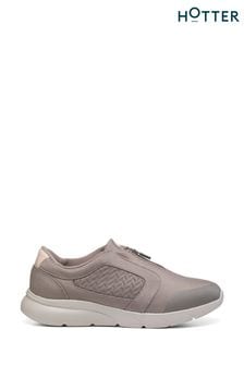 Brown - Hotter Fika Slip-on / Zip Shoes (K76215) | €67
