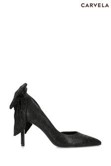 Carvela Lovebird Bow Black Court Shoes (K76258) | ₪ 548