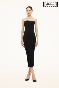 فستان متوسط الطول قابل للتمدد بتصميم بحمالة صدر من Wolford (K76374) | ‪‏1,371‬ ر.س‏