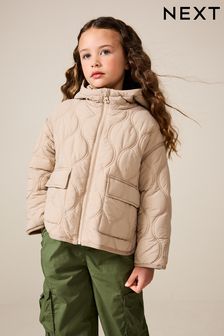 Girls camouflage coat store