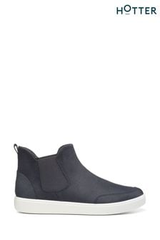 Hotter Blue Fleur Slip-On Regular Fit Boots (K76531) | €136