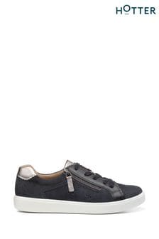 Hotter Grey Stellar Lace-Up/Zip Wide Fit Shoes (K76532) | 625 zł