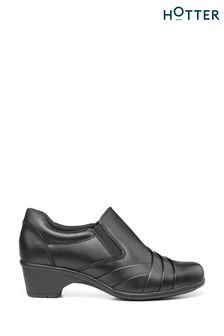 Hotter Black Beatrix Slip-On Regular Fit Shoes (K76555) | €126