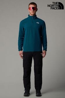 The North Face Blue Mens Glacier 1/4 Zip Fleece (K76813) | 383 SAR