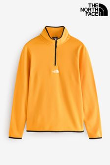 The North Face Yellow Mens Glacier 1/4 Zip Fleece (K76909) | €77