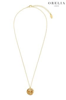 Orelia London Sternzeichen-Halskette mit Medaillon, Goldfarben (K77239) | 43 €
