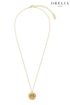 Collar con medallón del zodíaco en tono dorado de Orelia London (K77277) | 40 €