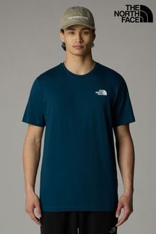 The North Face Blue Mens Short Sleeve Celebration Redbox T-Shirt (K77332) | €37