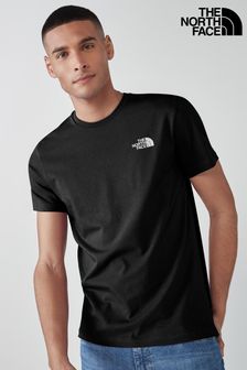 The North Face Dark Black Mens Simple Dome Short Sleeve T-Shirt (K77371) | €38