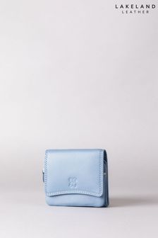 Azul cielo - Monedero pequeño con solapa de piel de Lakeland Leather (77781) | 28 €