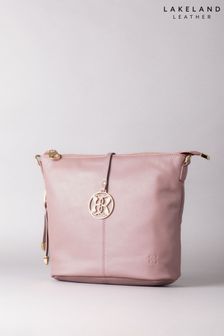 Lakeland Leather Pink Cartmel Leather Cross-Body Bag