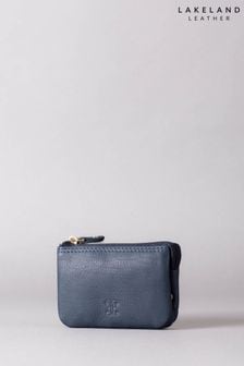 Темно-синий - Кожаный кошелек для монет с защитой Lakeland Leather (K77807) | €27