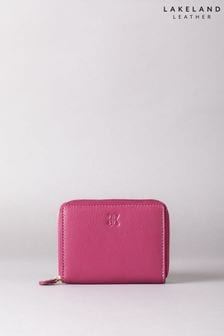 Lakeland Leather Pink Large Leather Zip Purse (K77822) | €36