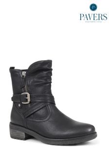 Pavers Zip Up Tall Ankle Boots (K77837) | $100