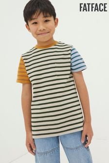 FatFace Textured Stripe T-Shirt