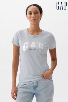 Gap Blue Cotton Logo Short Sleeve Crew Neck T-Shirt (K78115) | €18