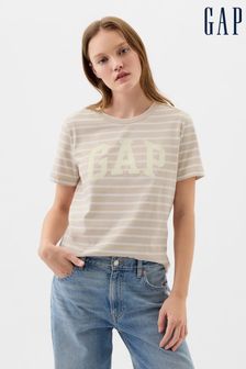 T-shirt Gap col rond à logo en coton bio (K78182) | €19