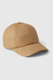Gap Brown Adults Woven Straw Baseball Hat (K78201) | €34