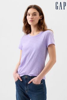 Violett - Gap ForeverSoft T-Shirt mit Rundhalsausschnitt (K78223) | 22 €