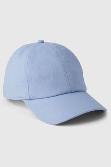 Gap Blue Adults Linen Cotton Blend Baseball Hat (K78225) | €26