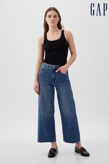 Gap High Waist Wide Leg Cropped Jeans (K78278) | kr920