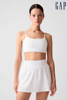 Gap White Power Medium Impact Racerback Sports Bra (K78285) | kr325