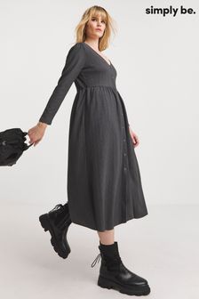 Simply Be Waffle Button-up Midi Dress (K78430) | 22 €