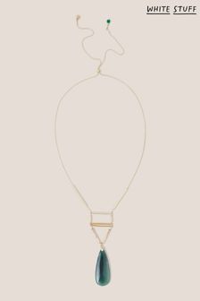 White Stuff Teardrop Stone Necklace (K78647) | 159 ر.س