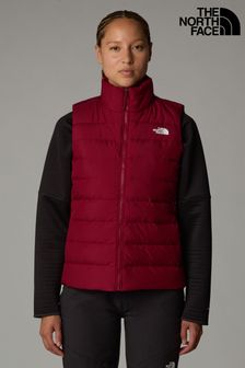 Red and black north face body warmer on sale