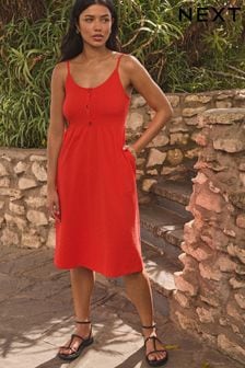 Women s Red Holiday Cotton Dresses Next Luxembourg