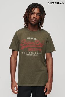 Superdry Green Vintage Logo Premium Goods T-Shirt (K79363) | €39