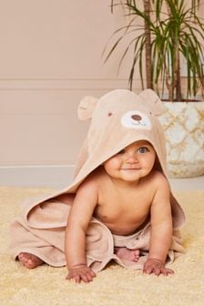 JoJo Maman Bébé Bear Character Hooded Towel (K79431) | €22