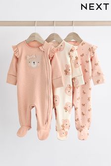 Girls Sleepsuits 3 Pack Childrenswear Next Ukraine