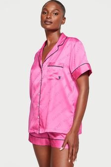 Victoria's Secret Hollywood Pink Satin Short Pyjamas (K79639) | €75