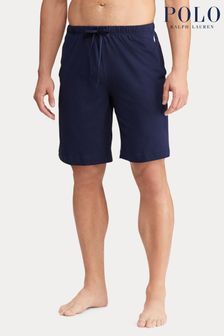 Mornarsko modra - Polo Ralph Lauren kratke hlače iz bombaža in džersija z logotipom (K79813) | €63