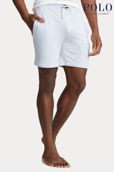 Hellblau - Polo Ralph Lauren Lounge-Shorts aus verwaschenem Jersey mit Logo, Slim Fit (K79836) | 109 €