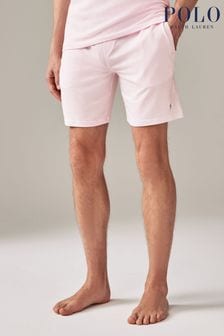 Roz - Pantaloni scurți de interior slim fit cu logo Jerseu decolorați Polo Ralph Lauren (K79847) | 418 LEI