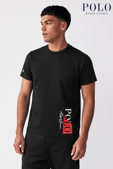 Schwarz - Polo Ralph Lauren Lounge T-Shirt mit Logo (K79849) | 94 €