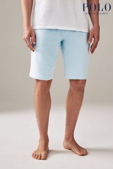 Polo Ralph Lauren Light Blue Jersey Logo Waistband Lounge Shorts (K79856) | 410 zł