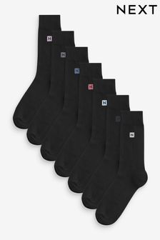 Hell mit Logo - 8er Pack - Bestickte Dauerhaft Frische Socken​​​​​​​ (K79931) | 28 €
