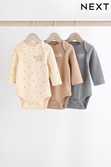 Neutral 100% Cotton Baby Bodysuits 3 Pack (K79978) | kr190 - kr230