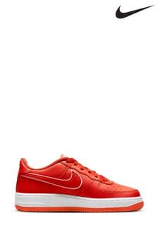 Czerwony - Młodzieżowe buty sportowe Nike Air Force 1 Youth (K80266) | 430 zł