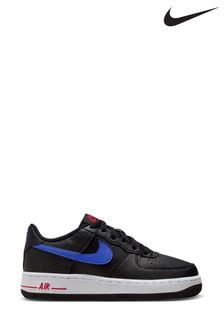 Nike Black/Grey Air Force 1 Next Nature Youth Trainers (K80281) | €107